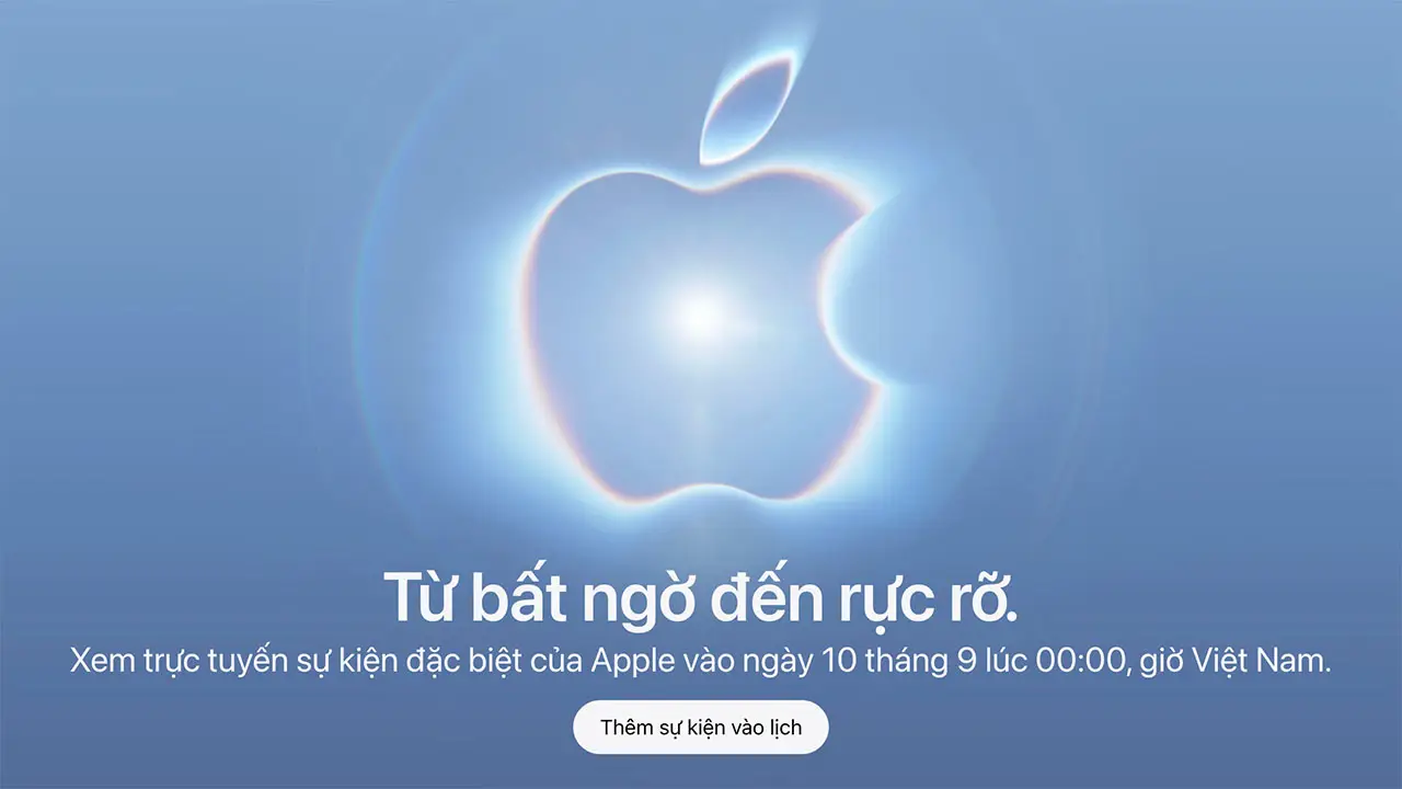 Apple chuẩn bị gì cho sự kiện 09/09/2026