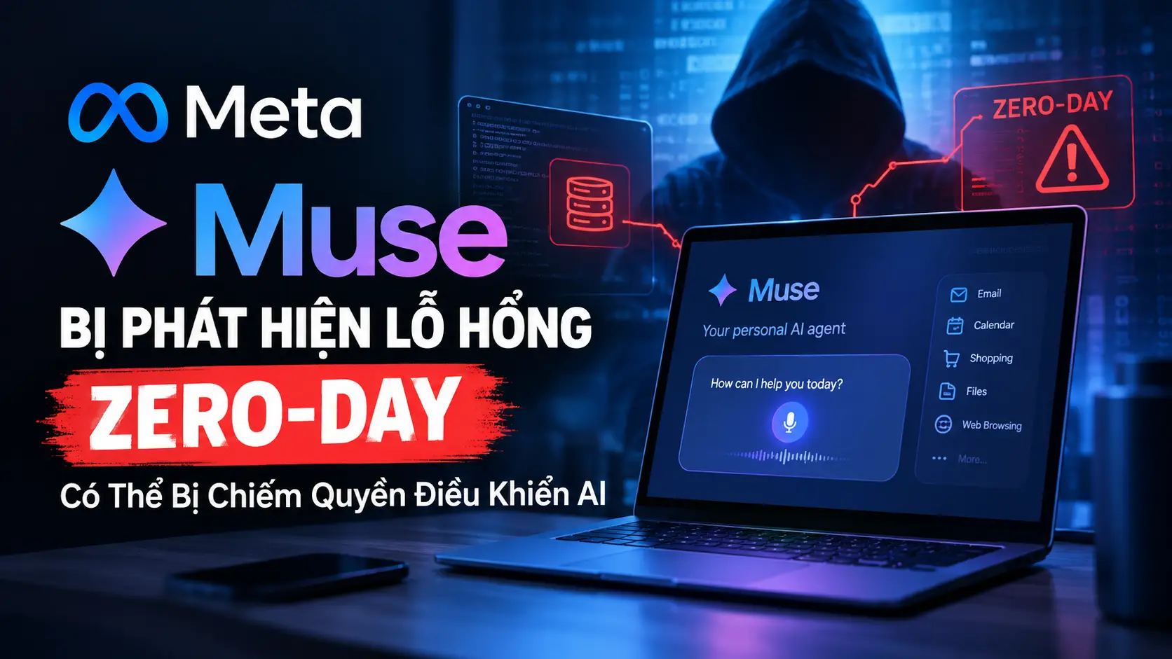 Meta Muse Bị Phát Hiện Lỗ Hổng Zero-Day, Có Thể Bị Chiếm Quyền Điều Khiển AI