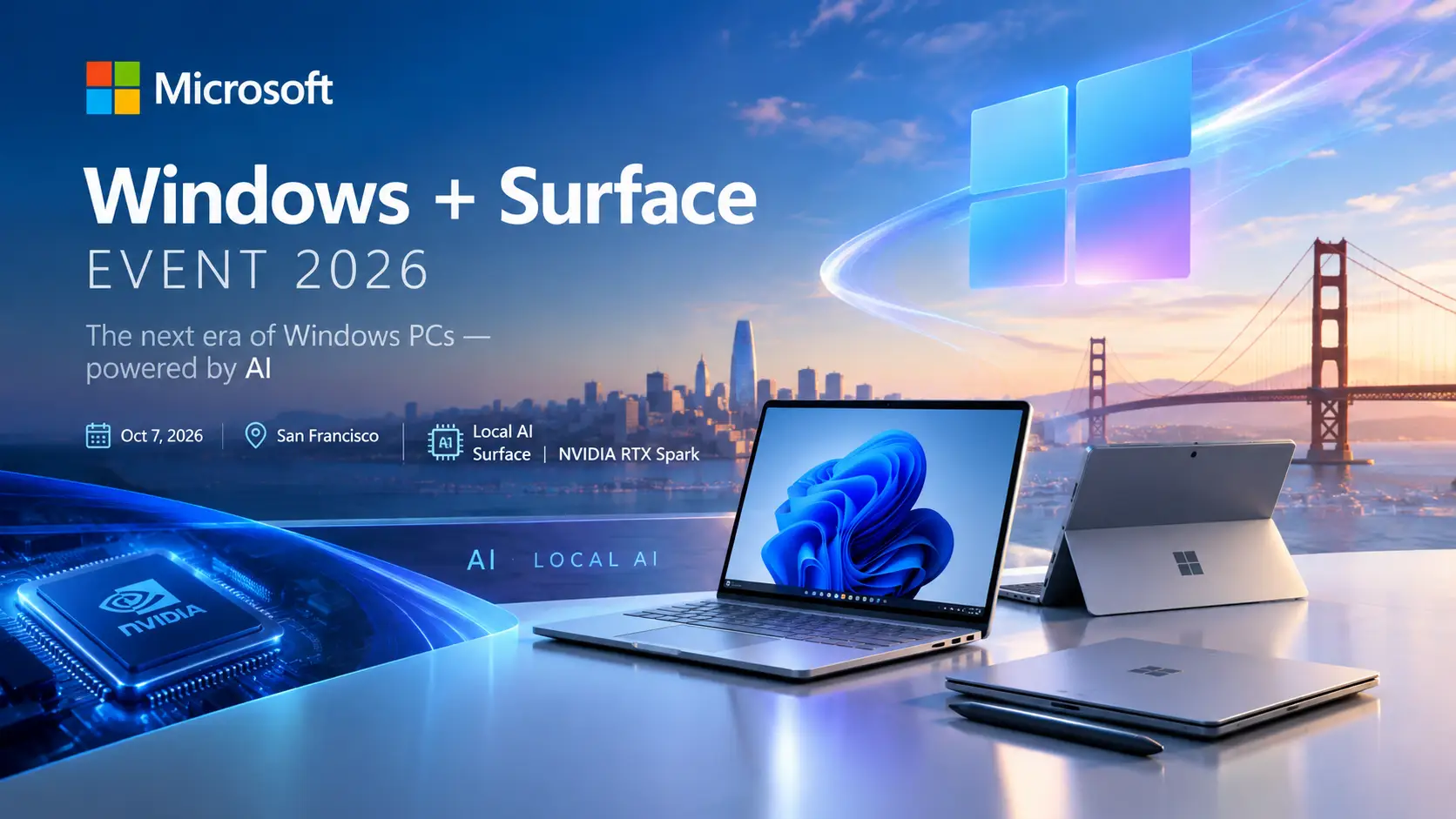 Microsoft Chuẩn Bị Sự Kiện Windows + Surface: Tập Trung Vào Kỷ Nguyên PC AI